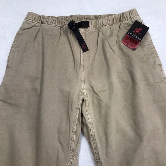 NWT GRAMICCI Vintage G Jogger Pant Men L (32x32) Khaki Tan Drawstring Hike Climb - Picture 3 of 16